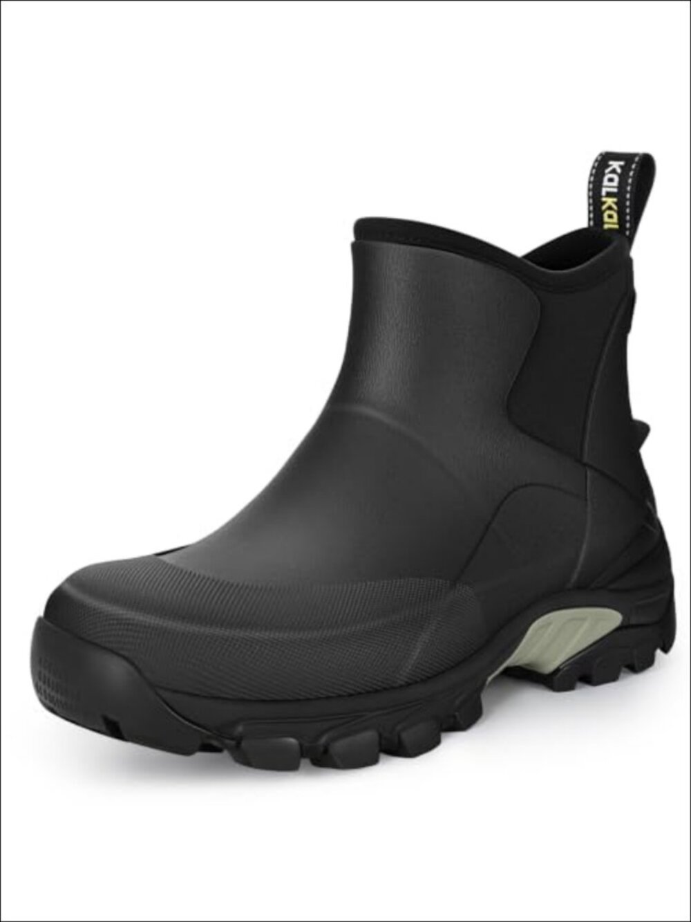 Kalkal Women's Rubber Boots Waterproof Fishing Deck Boots with Shock Absorption